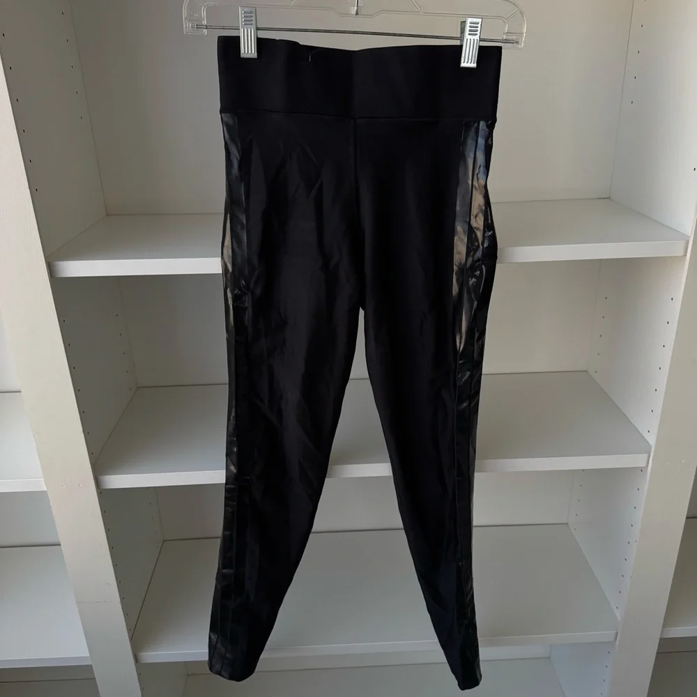 ULTRACOR Ultra Six Stripe in Nero Patent Black Leggings - Picture 3 of 8